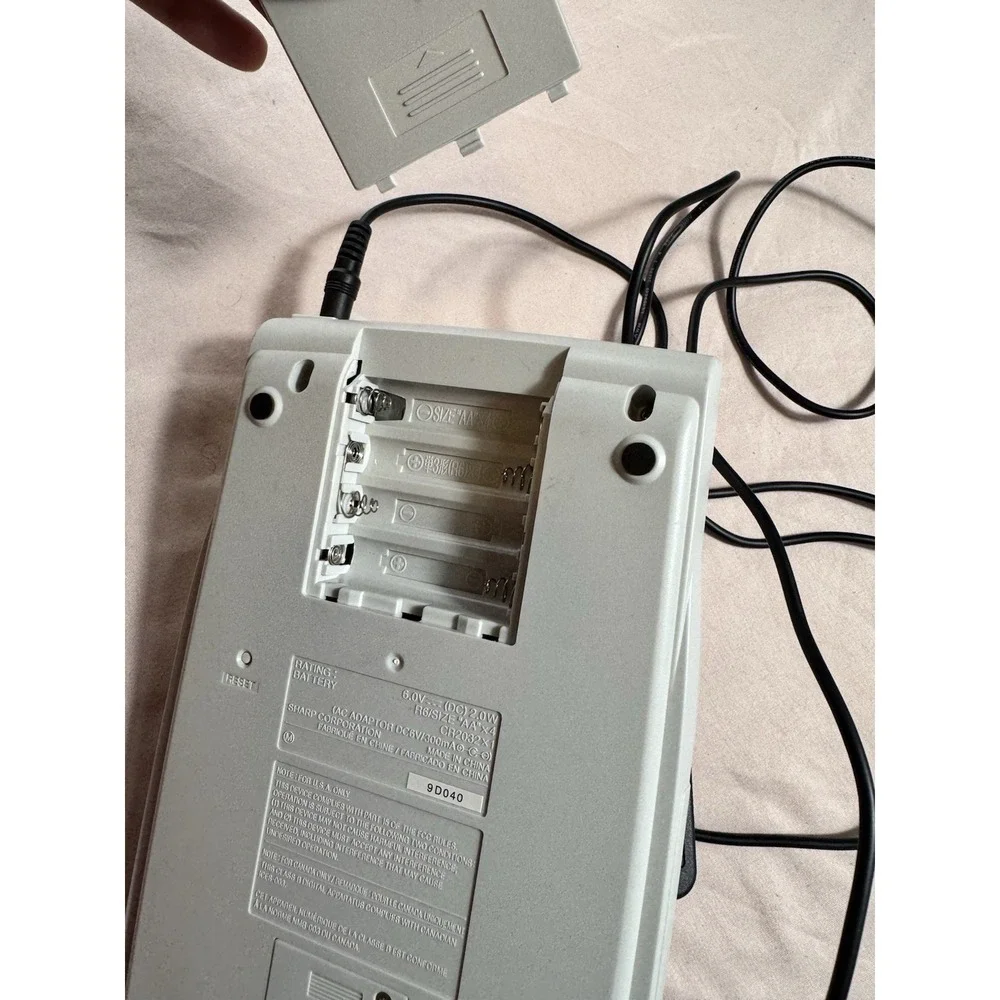 Sharp EL-1750V Electronic Printing Calculator 12 Digit‎ 2 Color Print White